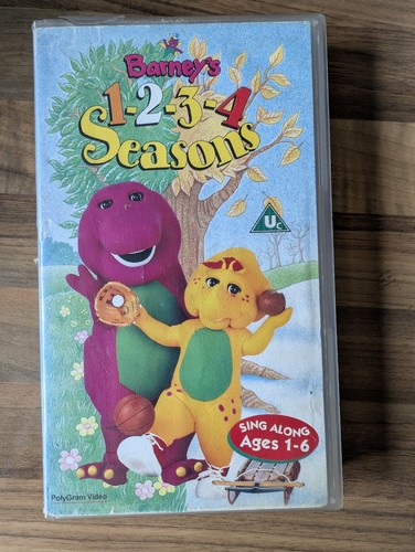 Barney 4 seasons vhs - barney, 1-2-3-4