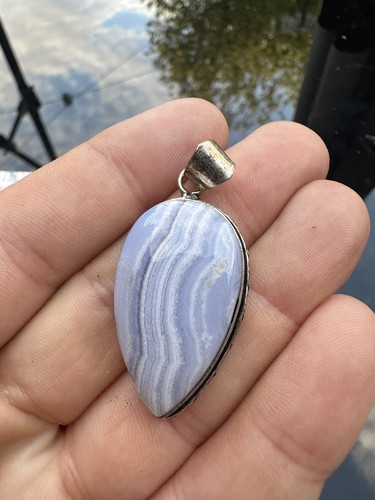 Large blue lace - lace, agate