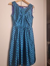 Untold Women's Blue/green Multicolored Dress Size 12 For The Summer
