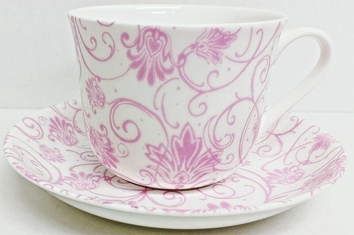 Parisian pink cup saucer - parisian,