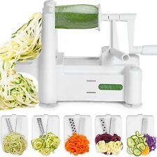 Spiralizer 5 Blade Vegetable Spiral Slicer Handheld Heavy Duty Potato Pasta Food