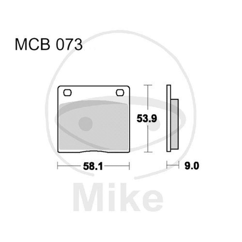 Brake pads std trw - pads,