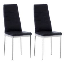 Black Dining Chairs  Set of 2