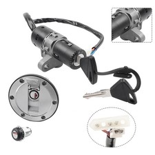 Ignition Switch Fuel Gas Cap Seat Lock Set Fit For Aprilia CR150 GPR125/150/250R