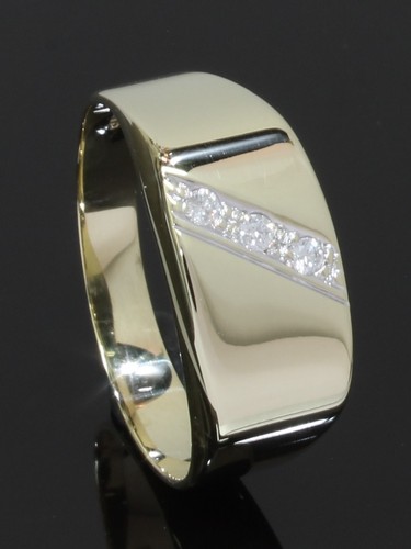 Carat yellow gold - yellow, gents