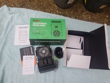 TC15 SOLAR INTEGRATED HUNTING TRAIL CAMERA EXCELLENT CONDITION BOXED.