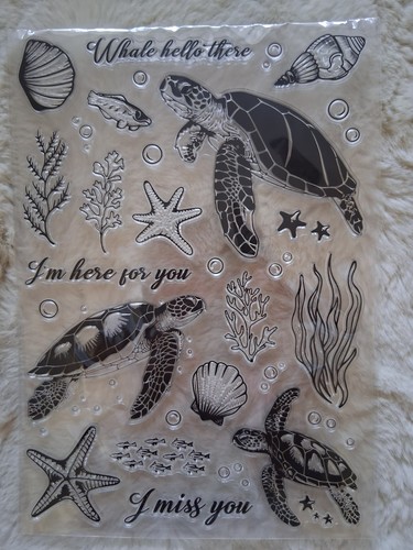 Clear stamps under the - stamps, sea"