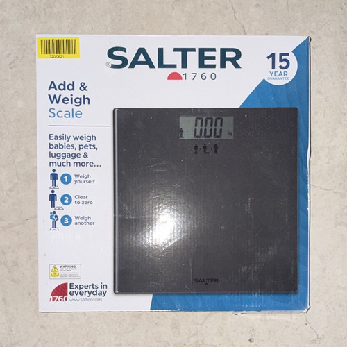 Salter glass digital bathroom - salter,