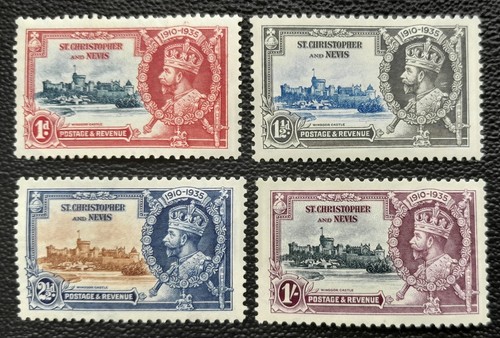 Kitts nevis 1935 silver - &,