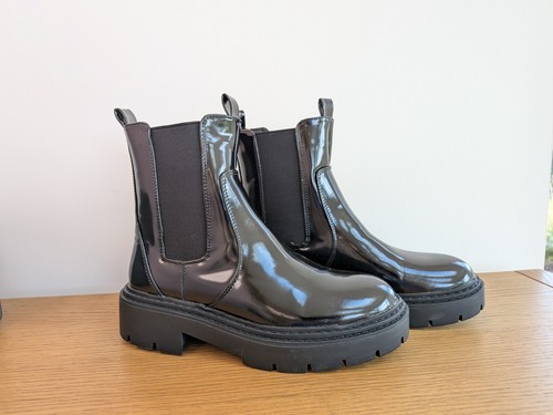 Schuh black patent chunky - schuh,