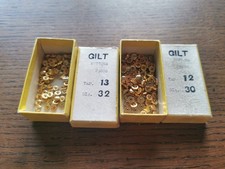 Watch Crowns, Gilt Buttons