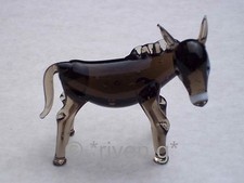 Donkey figurine glass - donkey, figurine@glass