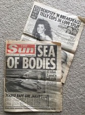 Sun Newspaper 7th November 1986 Page 3 Kathy Lloyd Chinook Crash