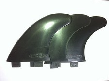Surfboard Fins FCS Black G5 Set of 3 Great Quality Surf Fin free post uk