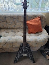 Custom made active bass guitar