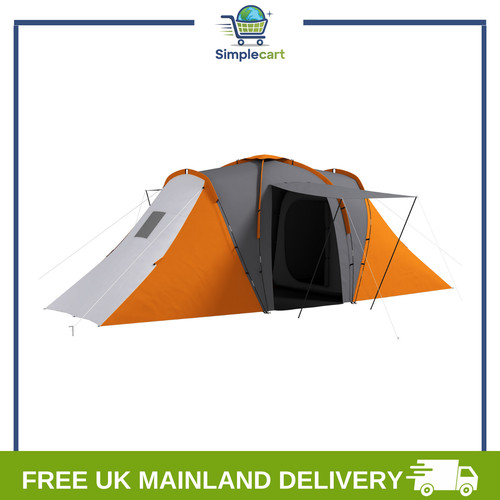 Man large camping tent - 4-6,