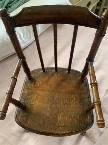 Small vintage wooden chair - vintage,
