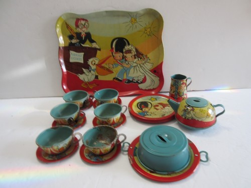 Vintage ohio art tin litho - art,