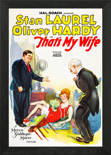 Laurel hardy movie poster - hardy,