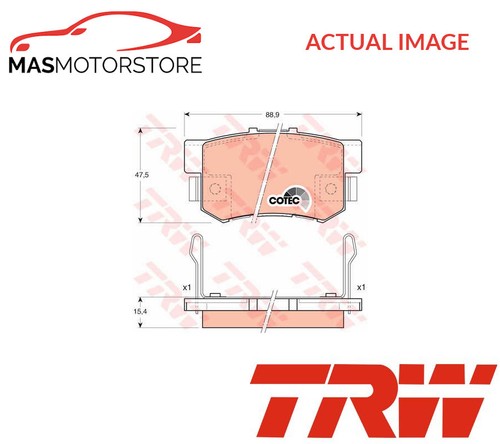 Brake pads set - pads, braking