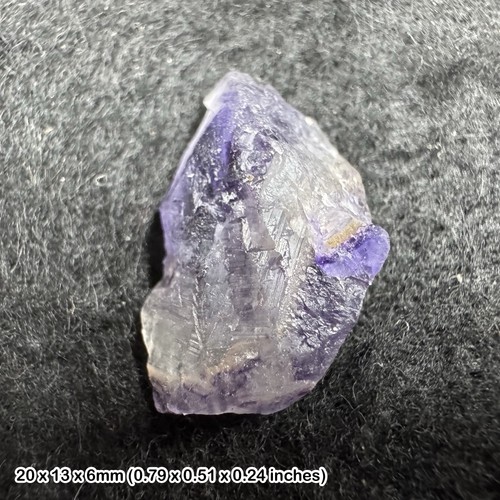 Rare blue john fluorite - , from