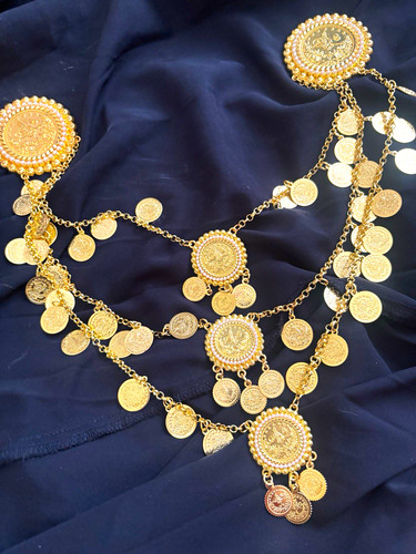Kurdish gold necklace brooche