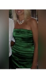 Mandalay Green Strapless Dress