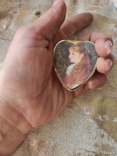 Vintage Heart Compact Mirror