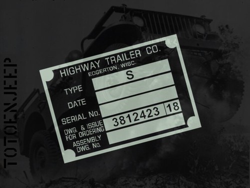 Aluminium label pad trailer - label,