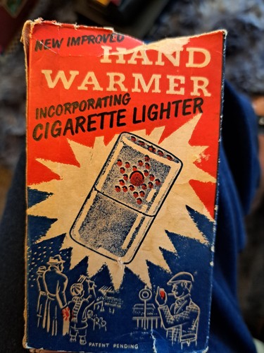 Vintage hand warmer and - hand,