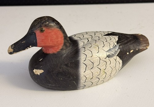Vintage hand carved wooden - a,