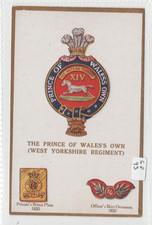 Gale & Polden Military Badges  Prince of Wales Own West Yorkshire Regiment  #93