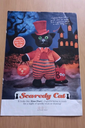 Scaredy cat knitting pattern - scaredy,