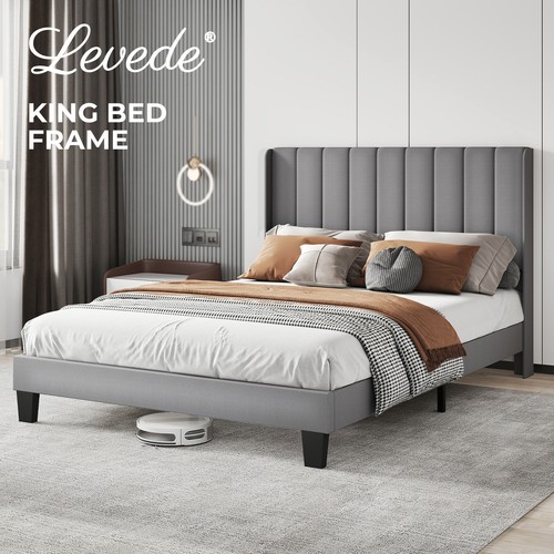 Levede king bed frame panel - king,