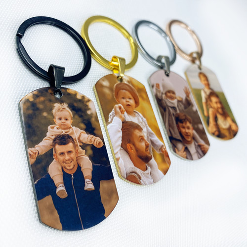 Personalised photo keyring - photo,