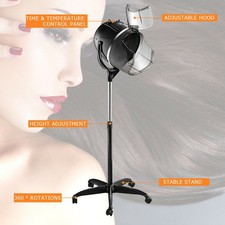 Portable Salon Hair Dryer Hood Floor Stand Professional Hairdresser Hairdryer UK