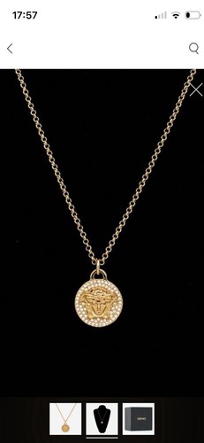Versace medusa pendant - versace,