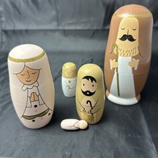 Nativity Themed Matryosha Dolls Russian Nesting Dolls
