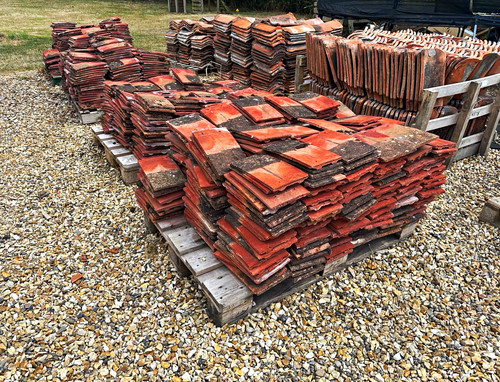 Used concrete roof tiles - concrete,