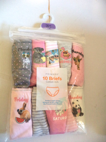 Primark girls briefs underwear