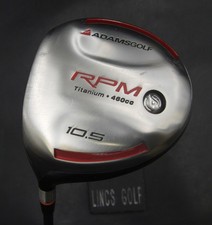 Left-Handed Adams Golf RPM 460CC 10.5° Driver Stiff Graphite Shaft