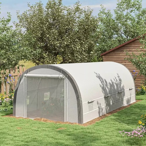 Polytunnel greenhouse - x,