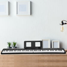 88 Key Folding Portable Digital Piano Rechargeable Full Size Electronic Keyboard
