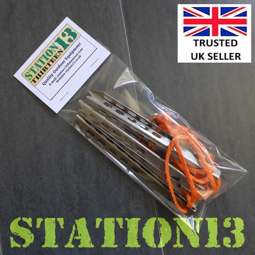 Titanium shape tent pegs - pegs,