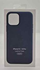 Apple iPhone 12/12 Pro Leather Case with MagSafe - Black