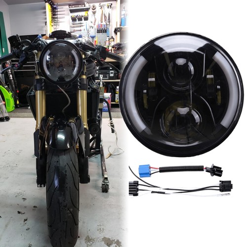 Motorcycle round led - 7'',