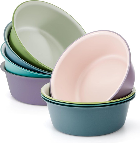 Pieces round plastic wash - 8,