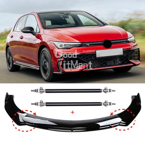Glossy black front bumper - glossy,