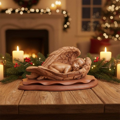 Sleeping baby jesus angel with - baby,