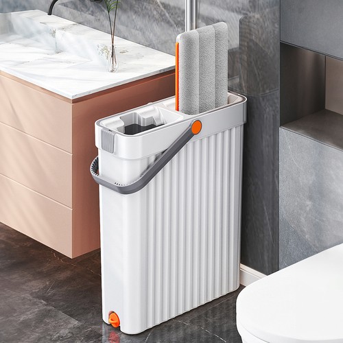Premium flat mop and - mop, bucket